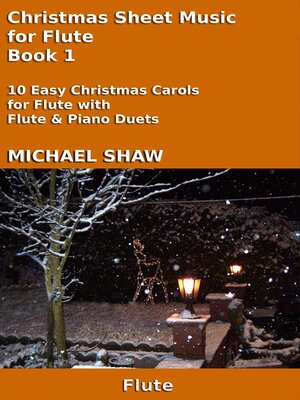 cover image of Christmas Sheet Music for Flute--Book 1